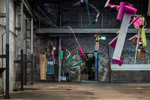 Cockatoo Island, Installation view: Abraham Cruzvillegas, 21st Biennale of Sydney, Cockatoo Island, Sydney (16 March–11 June 2018). Courtesy the artist; kurimanzutto, Mexico City; Galerie Chantal Crousel, Paris; Regen Projects, Los Angeles; and Thomas Dane, London. Photo: Document Photography. 